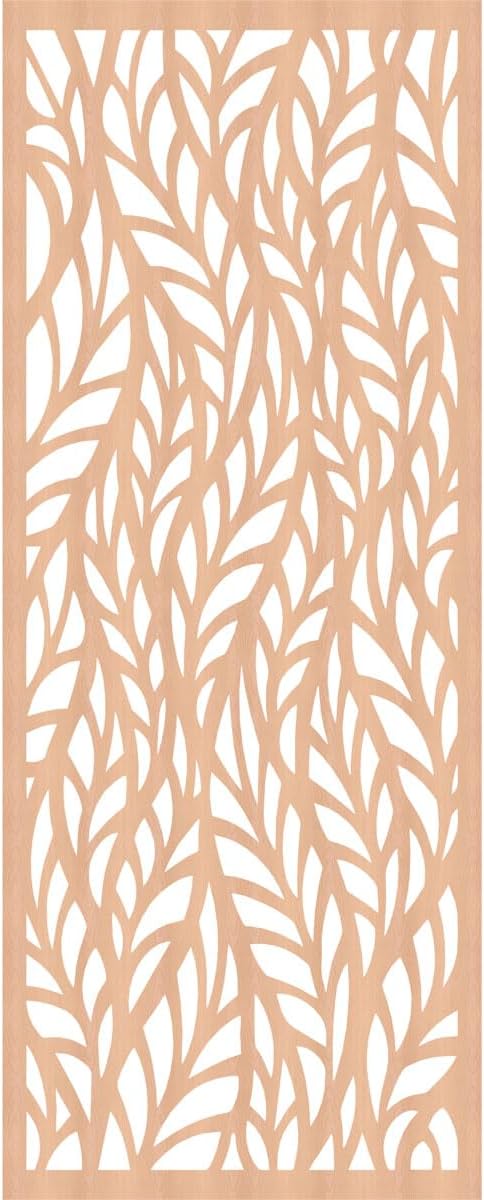 25 3/8"W x 64 3/8"H x 1/4"T Ortonville Decorative Fretwork Wood Wall Panels - Image 4