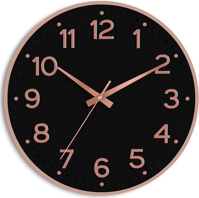 Roymnie Wall Clock, Silent Wall Clocks Battery Operated 8 Inch-Modern Non by Unknown