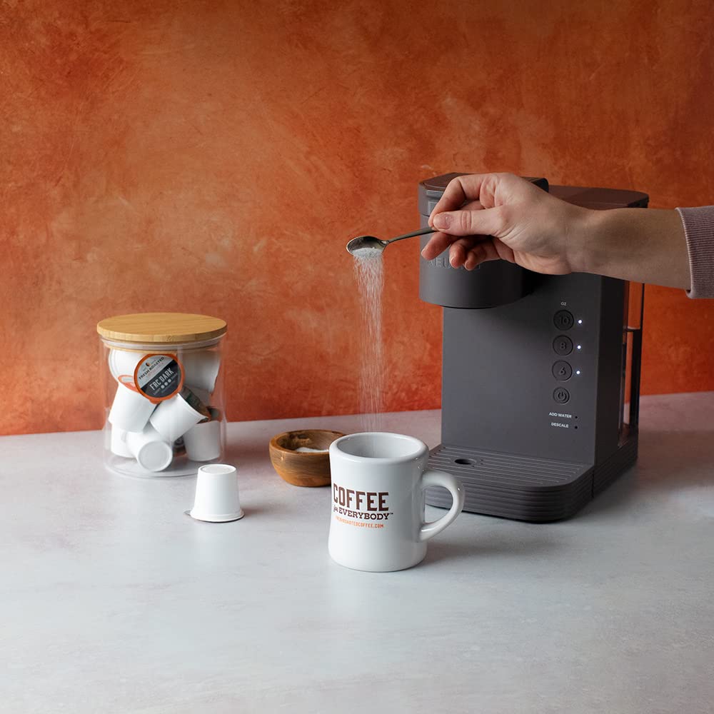 Fresh Roasted Coffee, Organic White Knight | USDA Organic, Kosher | Light Roast 72 Pods for K Cup Brewers