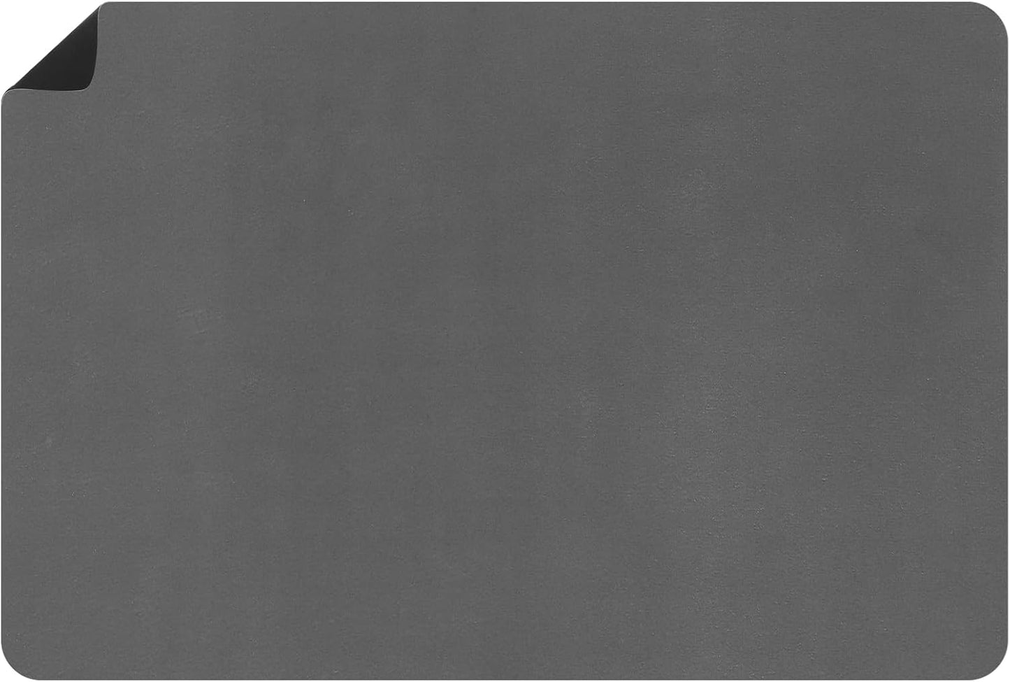 uxcell Silicone Mats for Kitchen Counter, 35.4" x 23.6" Non-Slip Countertop Protector Mat Heat Resistant Coffee Mat Waterproof Table Placemat, Dark Gray