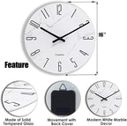 Crosstime 16 Inch Wall Clock - Image 3