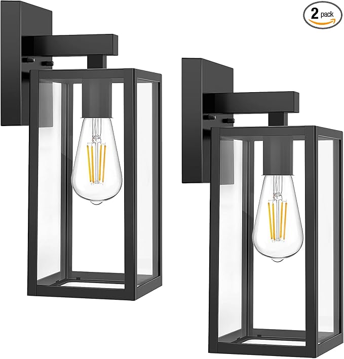 MAXvolador Outdoor Wall Sconce, Exterior Waterproof Wall Lantern Light Fixtures by MAXvolador