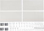 Amazon Basics Rectangular Metal Pegboard Wall Organizer, Tool Storage - Image 4