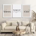 GUBIYU Prints Set of 3, Above-Bed Decor - Image 2