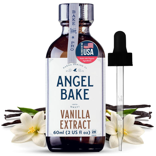 Pure Madagascar Vanilla Extract for Baking and Mixology-Premium Natural Flavoring for Cooking, Desserts, Beverages - Kosher, Keto Friendly, Vegan and Gluten-Free (2 Oz Extract with Latex-Free Dropper)