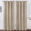 LEMOMO Blackout Curtains 66 x 95 inch/Khaki Curtains Set of 2 Panels/Thermal by Lemomo
