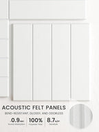 Bumusty Large Cork Board Alternative-48 x 36" Felt Bulletin Board Tiles - Image 3