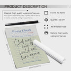 PDFI Trendy Kitchen Wall Art Guest Check Prints Chef Was Cute Would Eat Here - Image 2