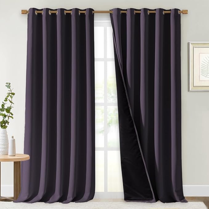 NICETOWN Full Shading Curtains for Windows, 70 inches W x 95 inches L, Super by NICETOWN