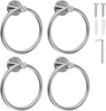 SetSail Towel Holder for Bathroom Wall Silver Towel Ring Stainless Steel Hand by SetSail