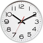 NUOVO 8 Inch Wall Clock Number Quartz Decorative Wall Clock Quiet Wall Clocks by Unknown