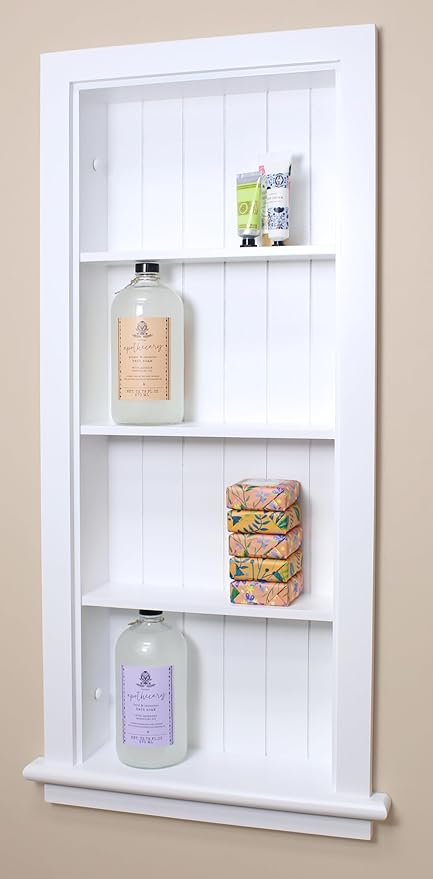 14x36 Aiden Recessed Wall Niche Medicine Cabinet Replacement, in The Wall by FoxHollowFurnishings