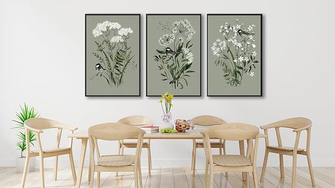 Vibrant Flowers Canvas Wall Art - Image 4