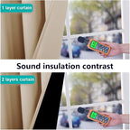 NICETOWN Thermal Insulated 100% Blackout Curtains, Cold Noise Reducing - Image 4