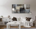 Cao Gen Decor Art A62475 Canvas Prints Abstract Wall Art Print Paintings Grey - Image 5