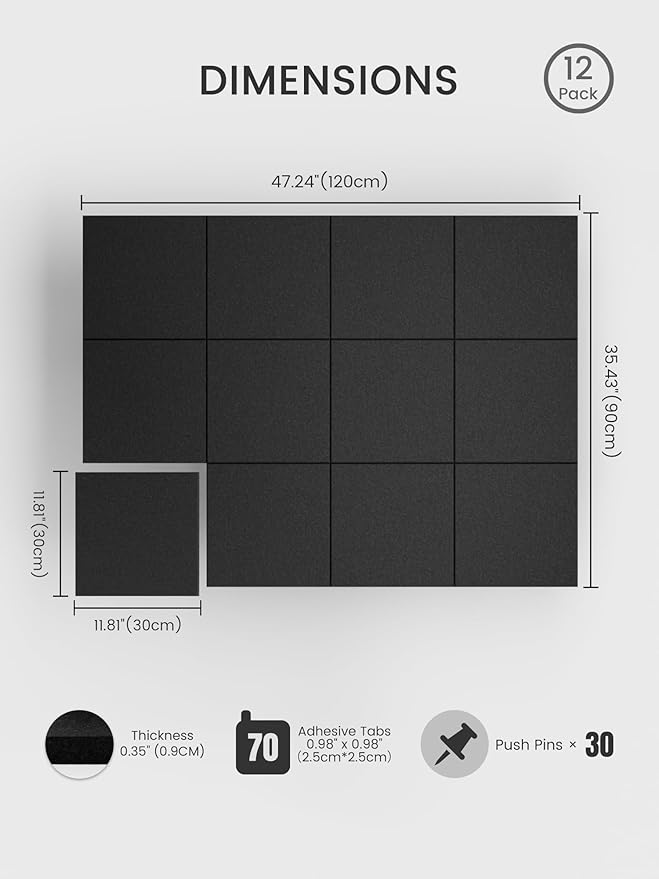 Bumusty Large Cork Board 48" x 36" Alternative - Image 2