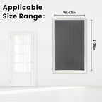 Magic Tape Stick On Curtains Window Shades Pull Down Blackout Window Cover - Image 7