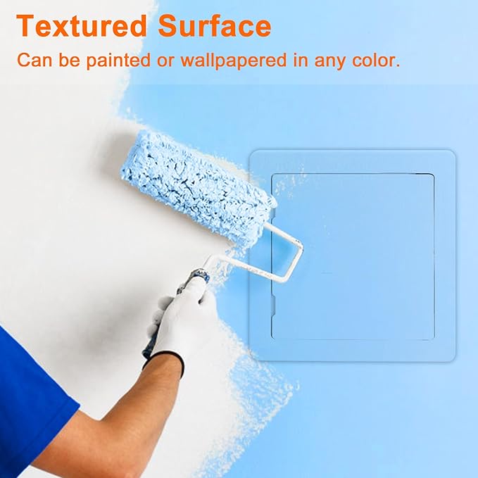 Suteck Plastic Access Panel for Drywall Ceiling 8 x 8 Inch Reinforced Plumbing - Image 4