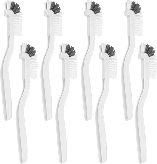 8 Pcs Dish Brush Bottle Bathroom Scrub Brushes Kitchen Cleaning Brush Right Angle Kitchen Brush Sink Household Pot Pan Edge Corners Tile Lines Brush with Stiff Bristles