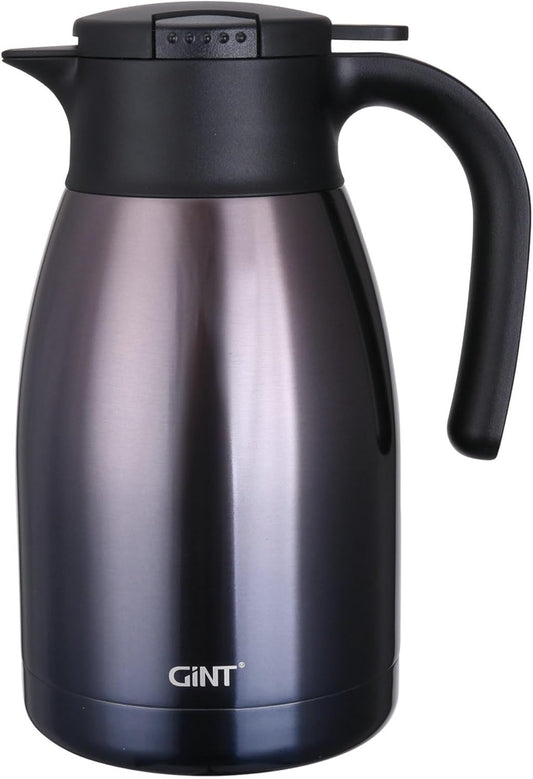 GiNT 51Oz Stainless Steel Thermal Coffee Carafe with Lid/Double Walled Vacuum Thermal Carafe / 12 Hour Heat Retention (Purple, 1.5L)