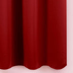 LEMOMO Blackout Curtains 66 x 54 Inch Long Red Curtains Set of 2 Panels Room - Image 8