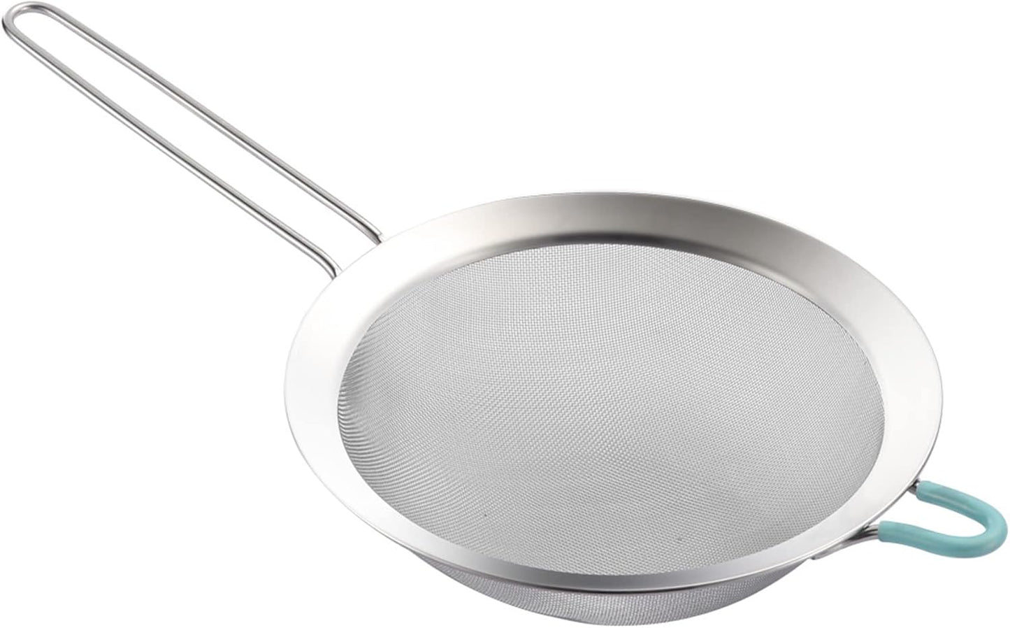 304 Stainless Steel Fine Mesh Strainers for Kitchen, Colander-Skimmer with Handle, Sieve Sifters for Food, Tea, Rice, Oil, Noodles, Fruits, Vegetable