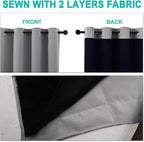 NICETOWN Total Shade Curtains and Draperies, Heavy-Duty Full Light Shading - Image 5