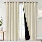 NICETOWN Living Room Completely Shaded Draperies, Privacy Protection & Noise by NICETOWN