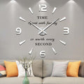 VANGOLD Large 3D Wall Clock DIY Wall Decoration Clock by Vangold