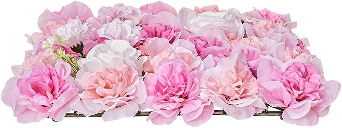 VEVOR 3D Flower Wall Panel, Artificial Floral Wall Background Mesh Backing Mat - Image 9