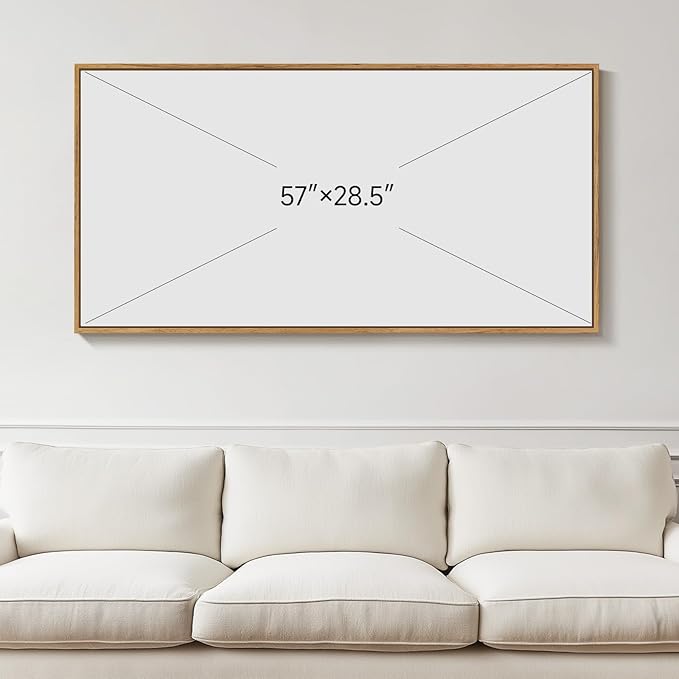 Large Framed Rustic Canvas Wall Art - Image 8