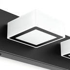 Ralbay Black Bathroom Vanity Lights 24inch Metal Acrylic LED Modern Bathroom - Image 7