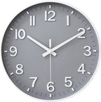 HZDHCLH Wall Clocks Battery Operated, Wall Clock Gray, 8 inch Wall Clock Silent by HZDHCLH