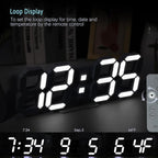 KOSUMOSU Wall Clock 15" 3D LED Digital Clock - Image 6