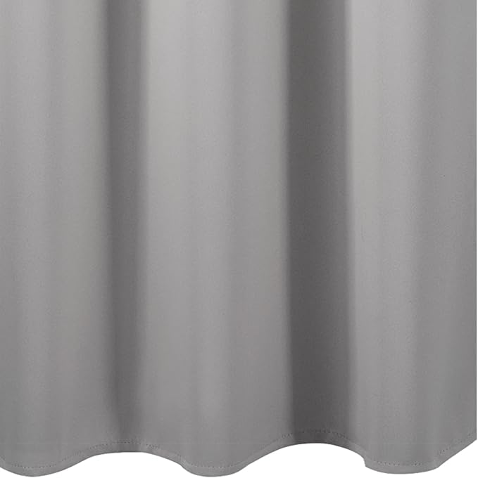 LEMOMO Blackout Curtains 52 x 120 Inch Long Light Grey Curtains Set of 2 Panels - Image 8