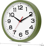 Roymnie Wall Clock Silent Non-Ticking Modern Clock Battery Operated 8 Inch - Image 9