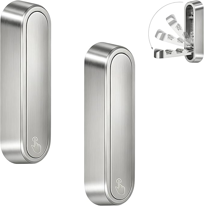 2PCS Foldable Wall Hooks, Flip Down Design by XSGTZMJ