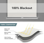 Customize Cordless Roller Shades Blackout Blinds - Image 5