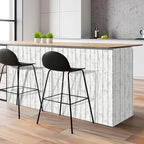 Arthome 23.6 x 200 inches White Gray, Peel and Stick Wallpaper, Wood Contact - Image 3