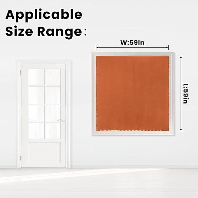 Self Adhesive Curtains Portable Blackout Curtain Simple and Easy to Install - Image 7