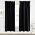 RYB HOME Blackout Curtains for Living Room, Back Tab & Rod Pocket Top by RYBHOME