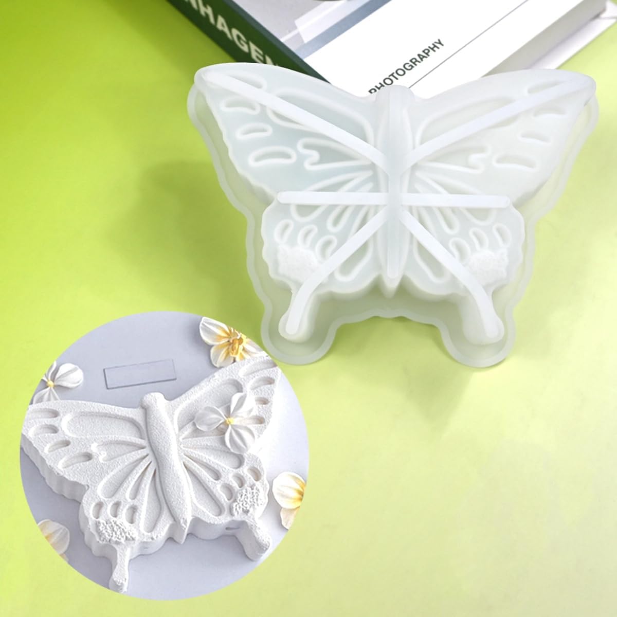 mostsom Butterfly Shape Food Grade Silicone Baking Mold Cake Mould Chocolate Muffin Mousse Jelly Candy Cookie Soap Candle Making Tools (B_ Butterfly)