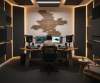 WoveN SounD Brick Acoustic Wall Panels, 16 Pack 16x12 Inch, PVC Wood Grain - Image 9