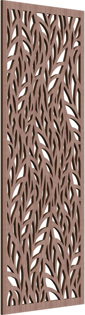 19 3/8"W x 49 3/8"H x 3/8"T Ortonville Decorative Fretwork Wood Wall Panels by EkenaMillwork
