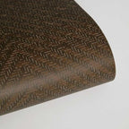 Tempaper x Jeremiah Brent Brown Textured Faux Grasscloth Parquet Removable Peel - Image 5