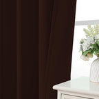 CUCRAF Blackout Curtains 63 inch Length 2 Panels Set, Rod Pocket Room Darkening - Image 6