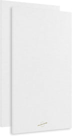 Acoustic Panels, 2 Pack, Pure White by AudioSilk
