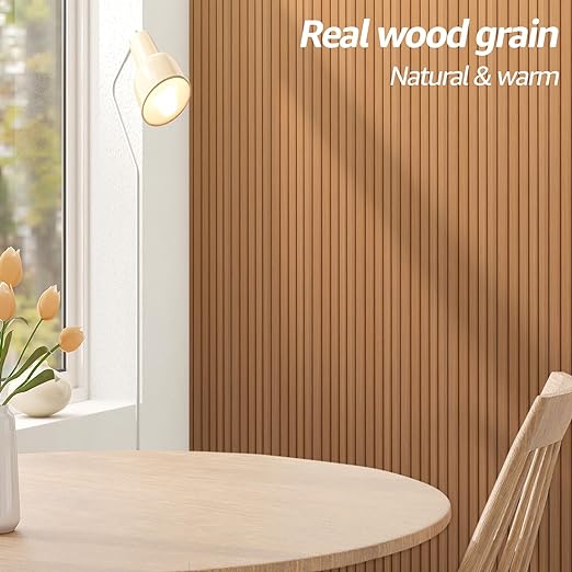 Art3d WPC Slat Wall Panels, Living Room - Image 5
