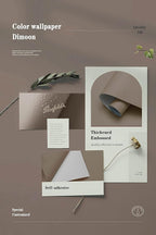 Dimoon 110''x17.7'' Etoupe Peel and Stick Wallpaper Contact Paper Modern Self - Image 4