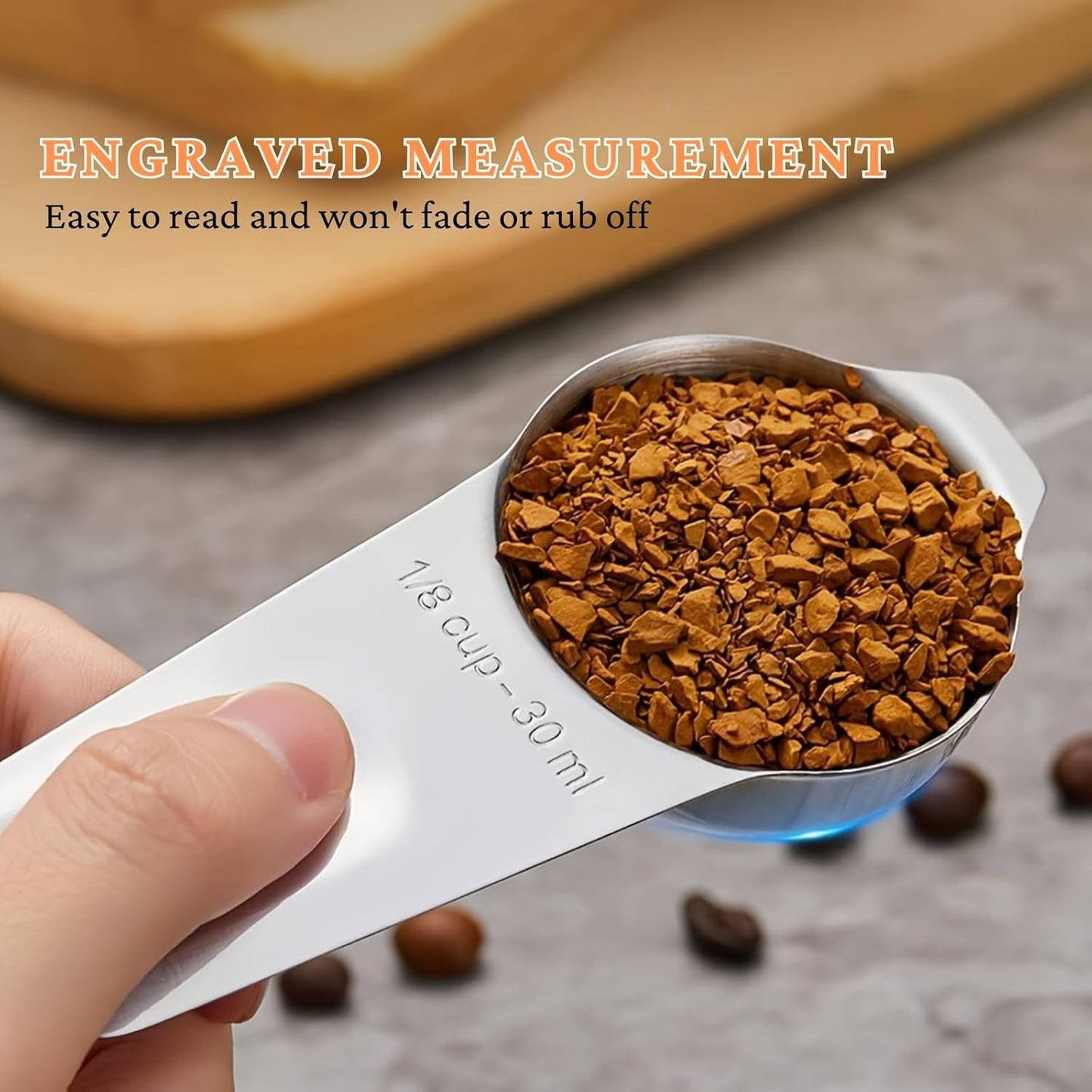 12PCS Measuring Cups and Spoons Set, 7 Stainless Steel Nesting Measuring Cups & 5 Mini Measuring Spoons for Cooking Baking, Dry and Liquid Ingredients Measurement